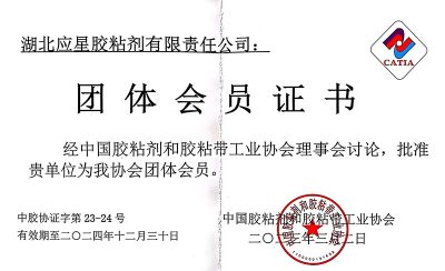 協(xié)會團體會員證書
